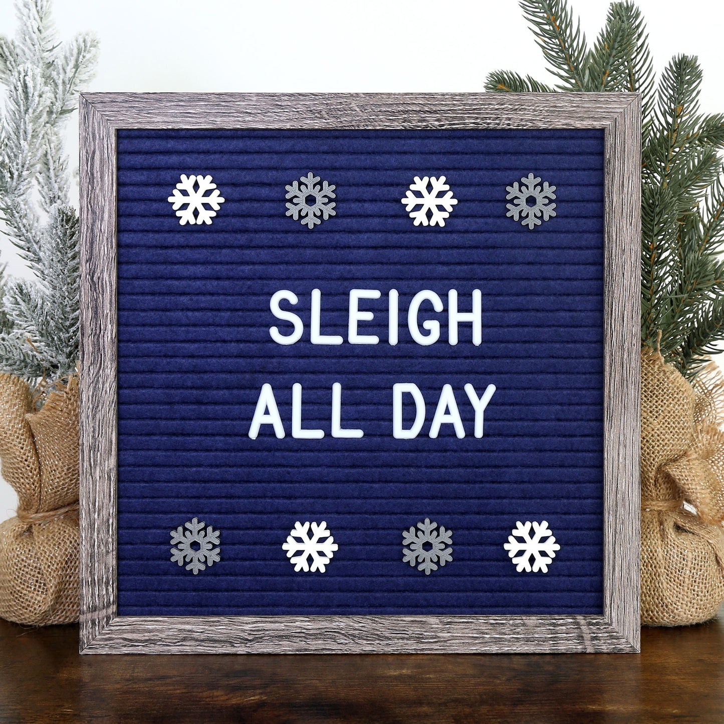 Snowflakes - Gold & White