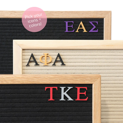 Sorority and Fraternity Chapter Greek Letters