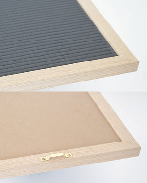 Dark Gray Felt Letter Board