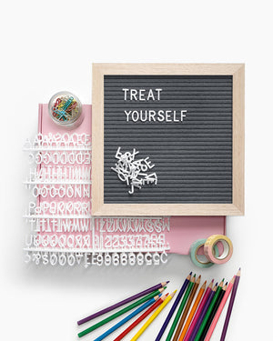 Dark Gray Felt Letter Board