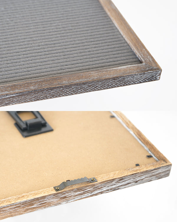 Gray Farmhouse Felt Letter Board