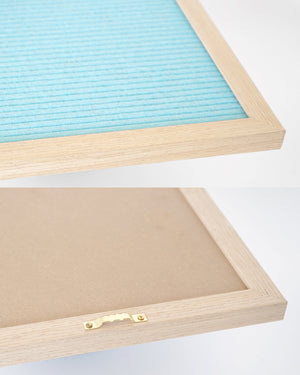 Light Blue Felt Letter Board