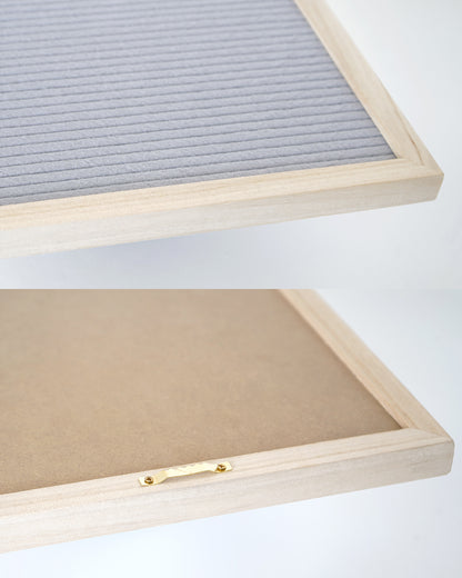 Light Gray Felt Letter Board