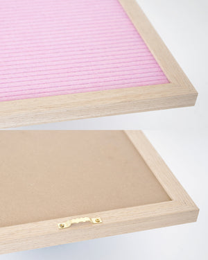 Pink Felt Letter Board