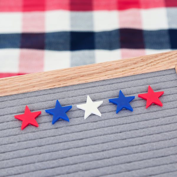 Lucky Stars - Red, White & Blue