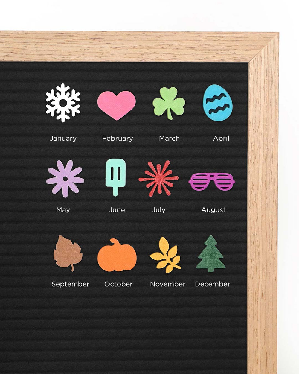 Starter Kit: Charms • 12 Letter Board Charms = 1 Year of DIY Home Decor