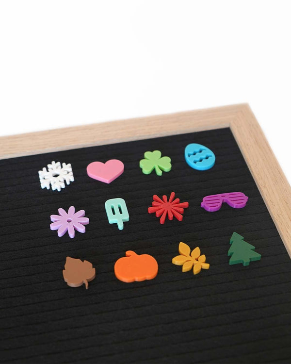 Starter Kit: Letter Board & Charms • 1 Letter Board + 12 Charms = 1 Year of DIY Decor