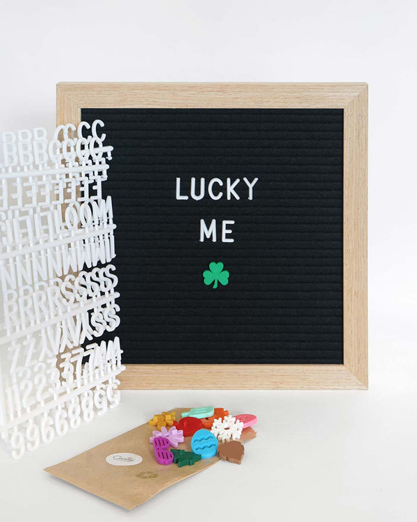 Starter Kit: Letter Board & Charms • 1 Letter Board + 12 Charms = 1 Year of DIY Decor