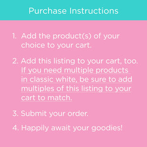 Classic White - Custom Letter Board Icons in all White