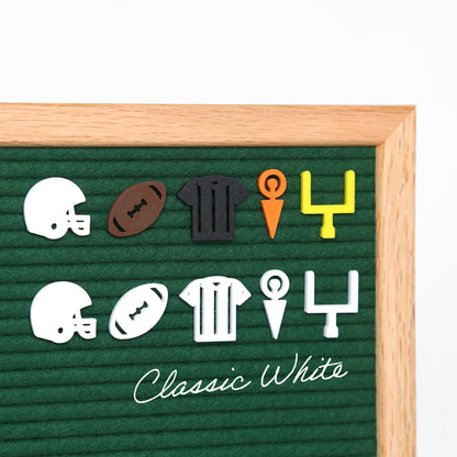 Classic White - Custom Letter Board Icons in all White