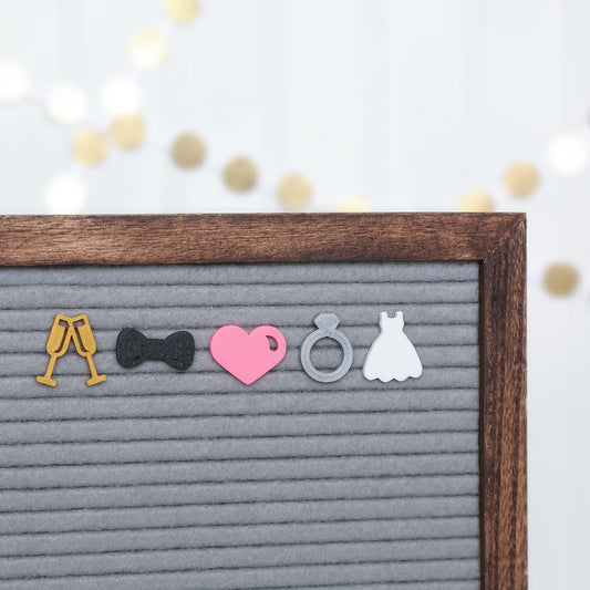 I Do - Engagement & Wedding Letter Board / Letterboard Icon Collection