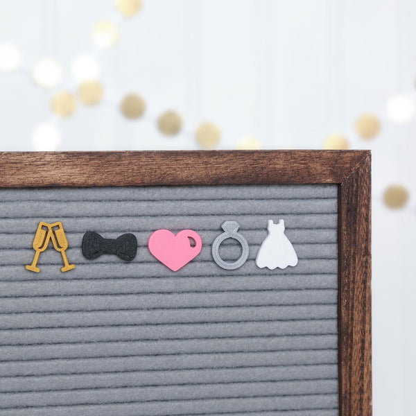 I Do - Engagement & Wedding Letter Board / Letterboard Icon Collection