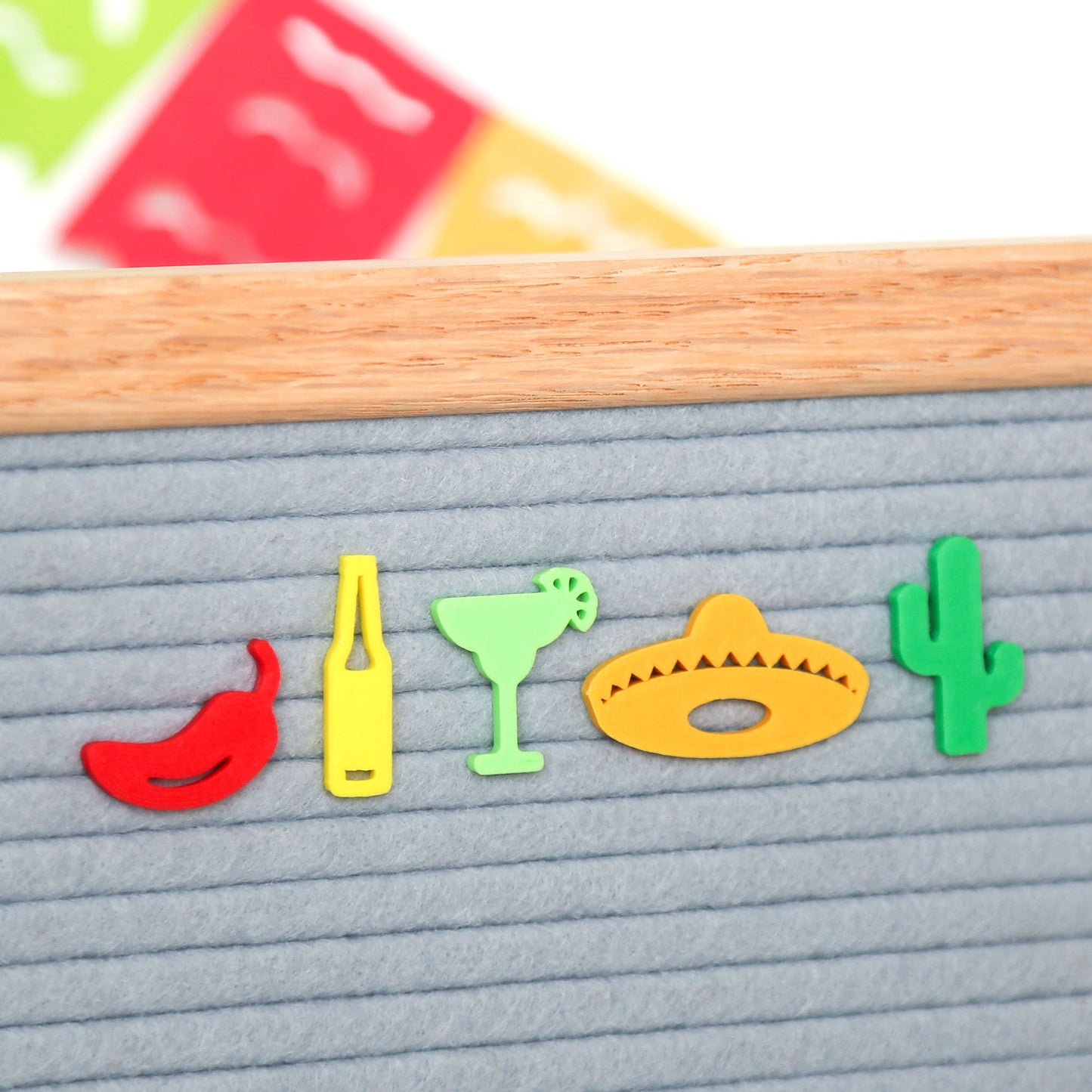 Fiesta - Cinco De Mayo & Taco Party Letter Board / Letterboard Icon Collection