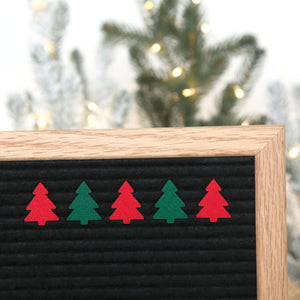 Pine Trees - Red & Green