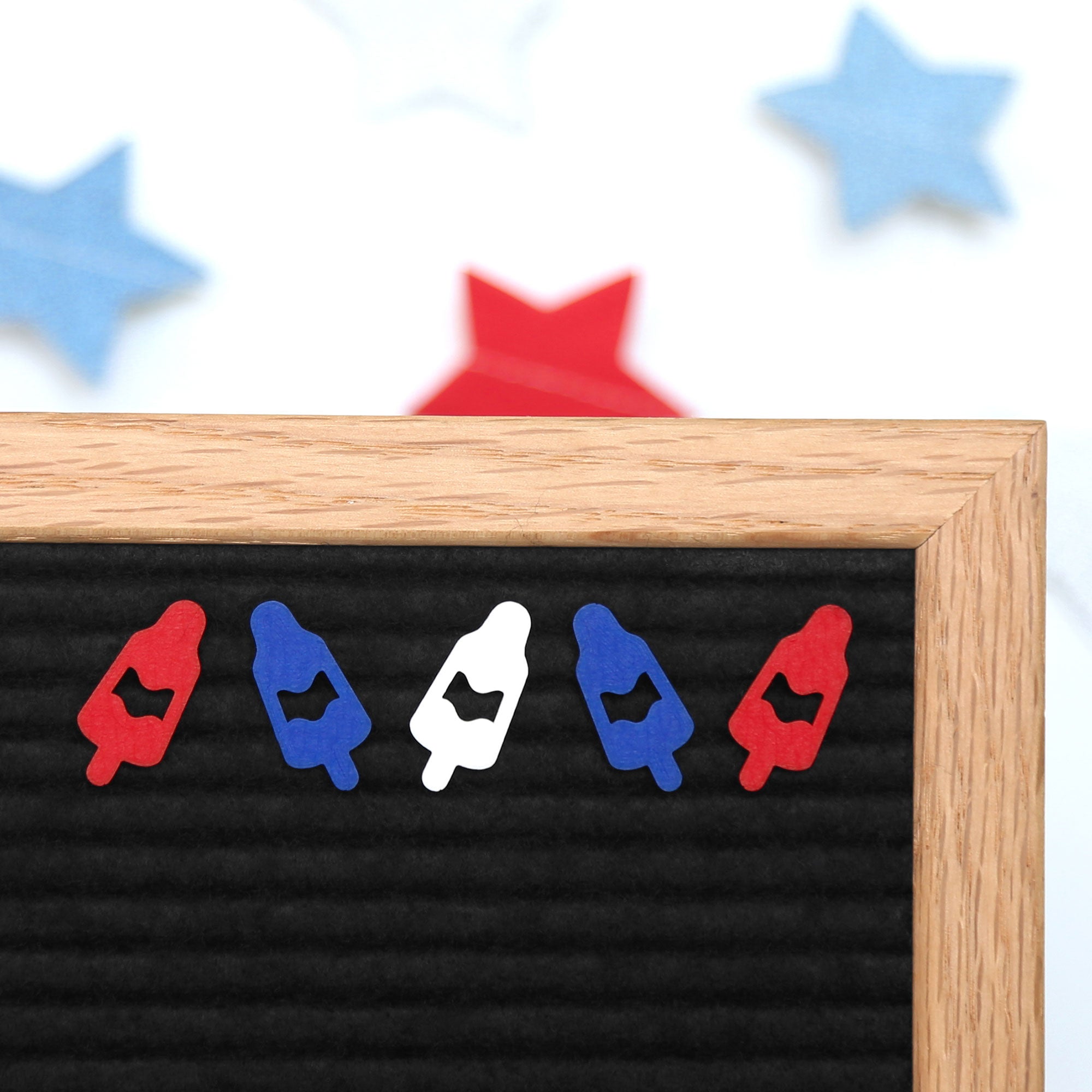 Rocket Popsicles – Candy Letters