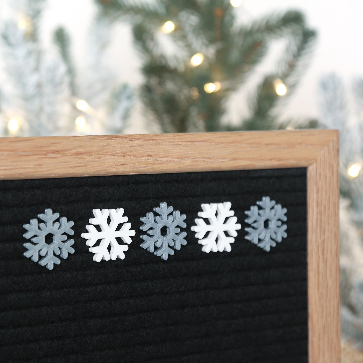 Snowflakes - Silver & White