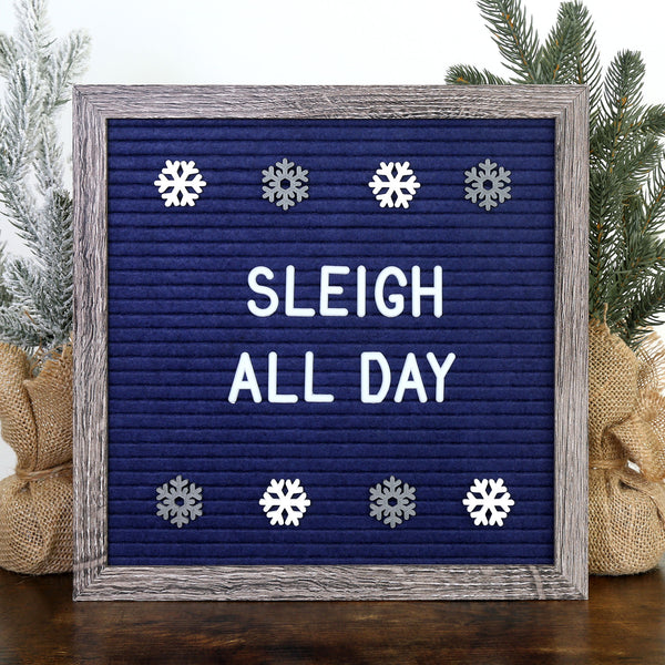 Snowflakes - Gold & White